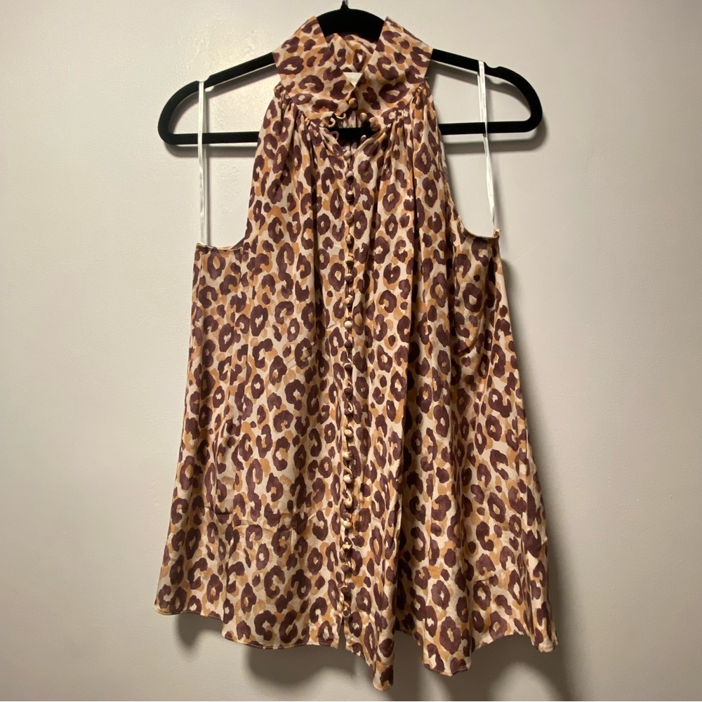 Zimmermann animal print top